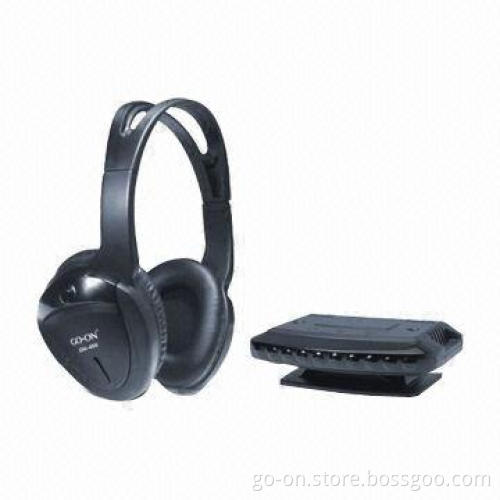 Adjustable Headband IR Wireless Headphones for Home Audio Use, with Clear Stereo Sound
